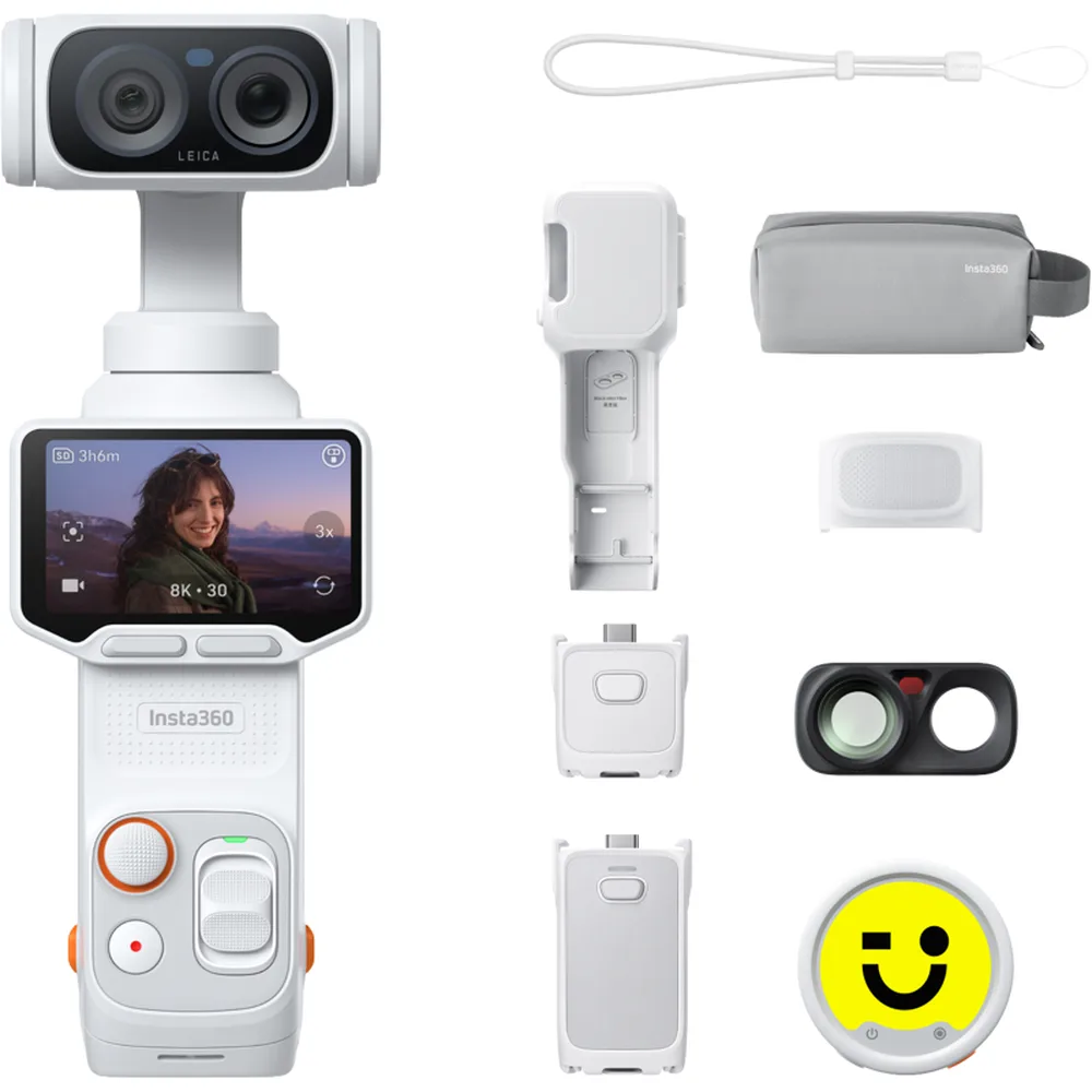 Insta360 Luna Ultra Creator Bundle Stellar White - gimbaalikamera Insta360 Luna Ultra Creator Bundle Stellar White - gimbaalikamera